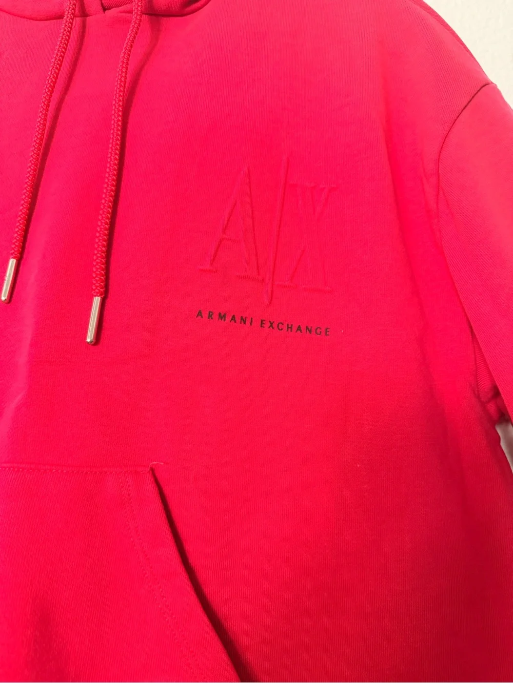 Armani Exchange Bright Red Kids Hooded jogging Set